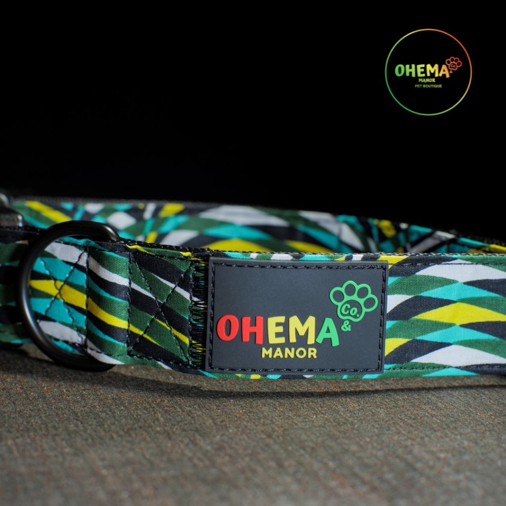 NZINGHA (African Print) Dog Collars